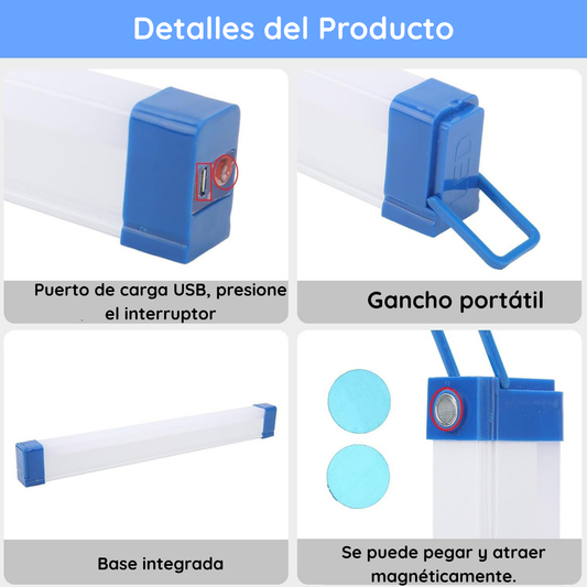 Tubo LED Recargable